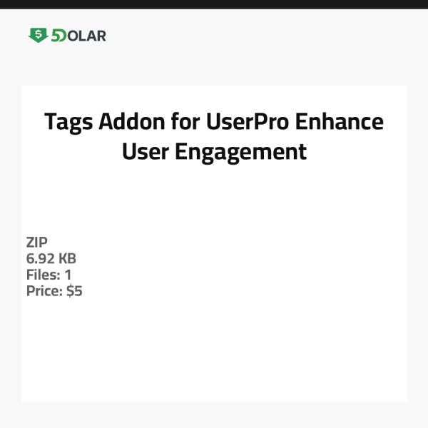 Tags Addon für UserPro - Benutzerengagement verbessern