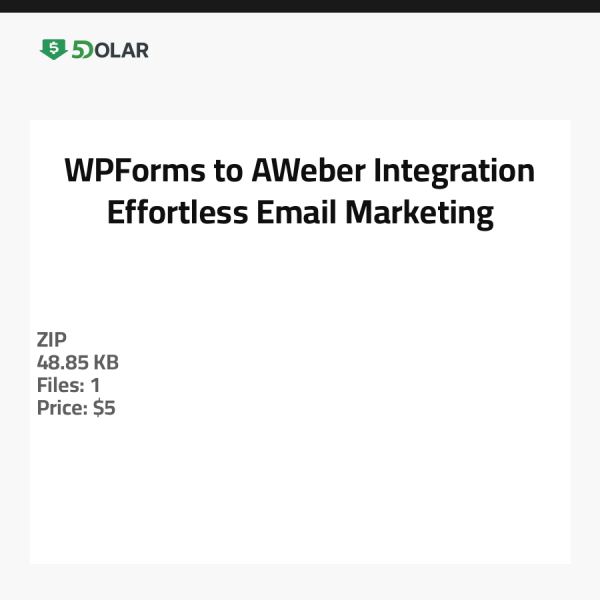 WPForms zu AWeber Integration - Müheloses E-Mail-Marketing