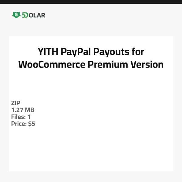YITH PayPal Payouts für WooCommerce - Premium-Version