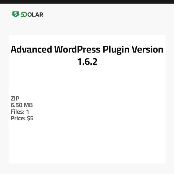 Erweiterte WordPress-Plugin - Version 1.6.2