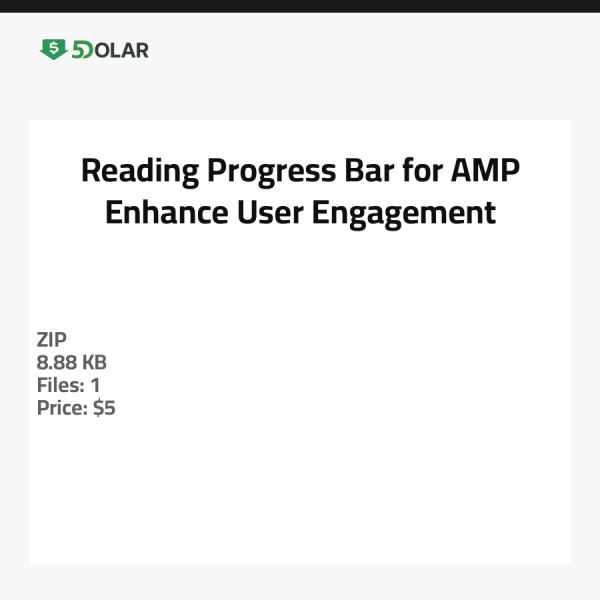 Lese-Fortschrittsanzeige für AMP - Benutzerengagement verbessern