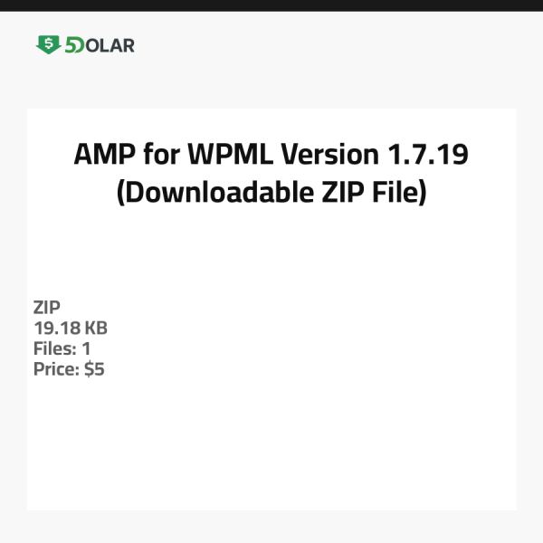 AMP für WPML - Version 1.7.19 (Herunterladbare ZIP-Datei)