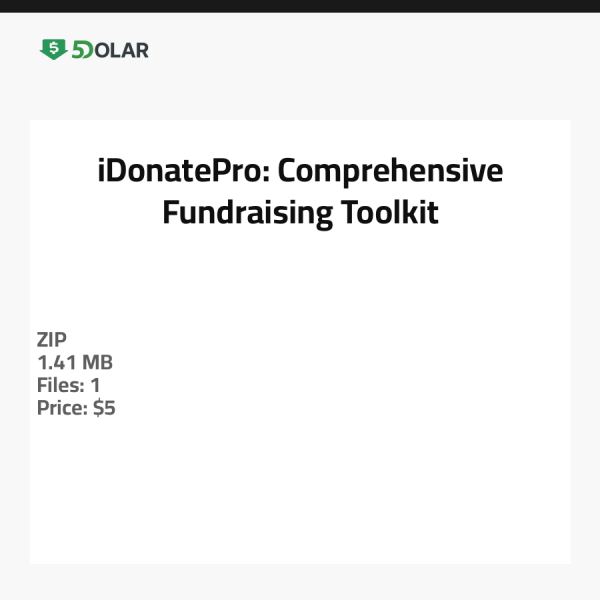 iDonatePro: Umfassendes Fundraising-Toolkit