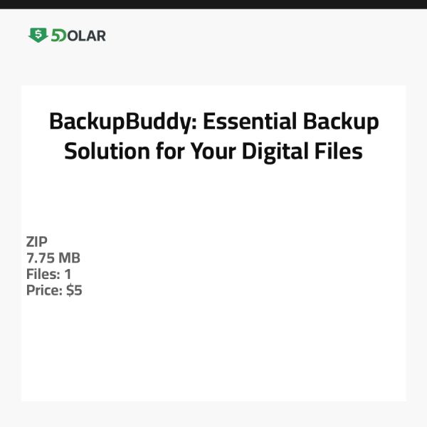 BackupBuddy: Essentielle Backup-Lösung für Ihre digitalen Dateien