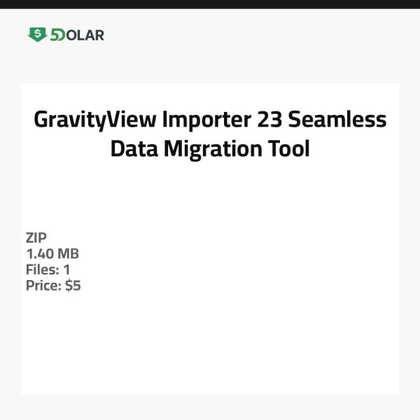 أداة استيراد GravityView 23 - أداة نقل البيانات بسلاسة