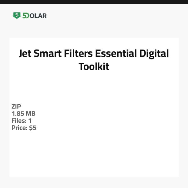 Jet Smart Filter - Essentielles digitales Toolkit
