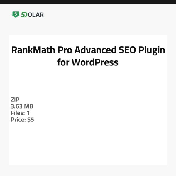 RankMath Pro - Fortgeschrittenes SEO-Plugin für WordPress