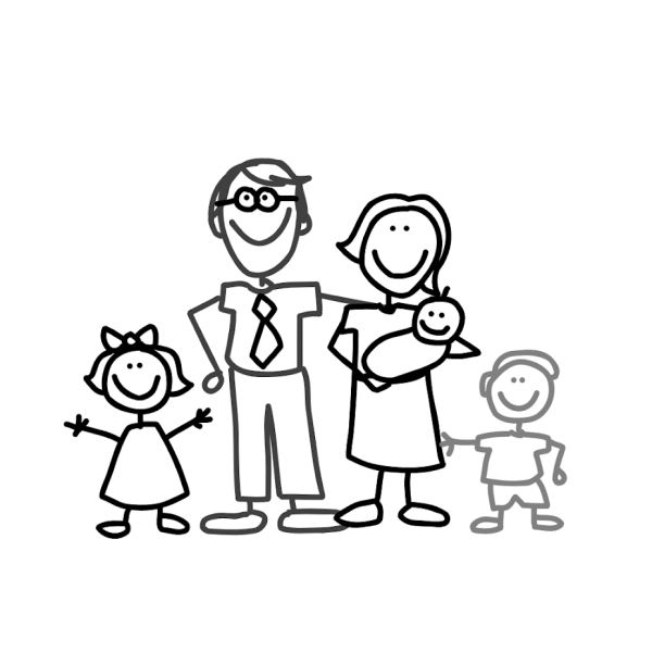 فاميليا - العائلة: مجموعة الرسوم التوضيحية الإبداعية