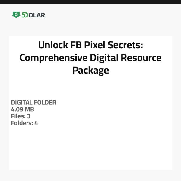 Entschlüsseln Sie die Geheimnisse des FB Pixels: Umfassendes digitales Ressourcenpaket