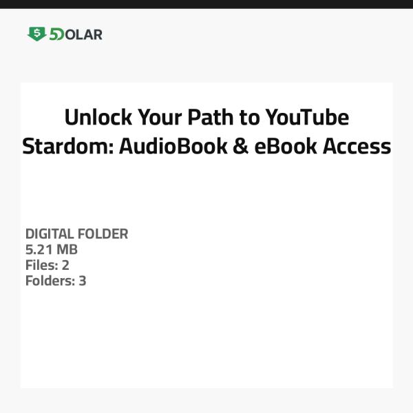 Entfesseln Sie Ihren Weg zum YouTube-Star: AudioBook & eBook Zugang