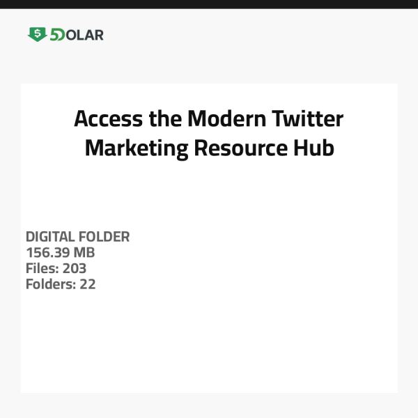 الوصول إلى مركز موارد تسويق تويتر الحديث