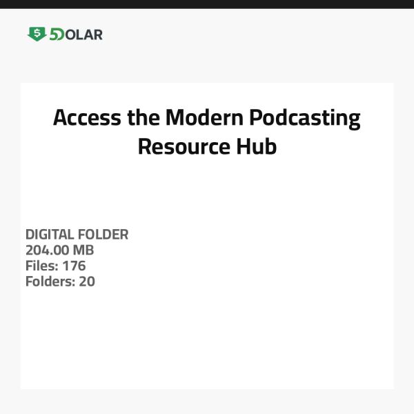 الوصول إلى مركز موارد البودكاست الحديث