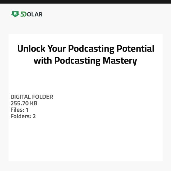 افتح إمكانيات البودكاست الخاصة بك مع Podcasting-Mastery
