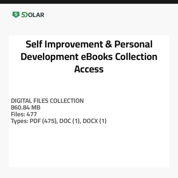 مجموعة كتب إلكترونية عن تحسين الذات والتنمية الشخصية