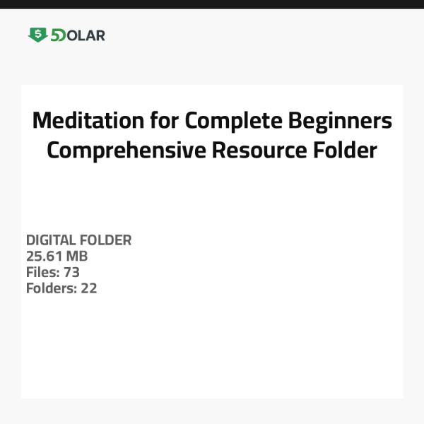 التأمل للمبتدئين بالكامل - مجلد موارد شامل