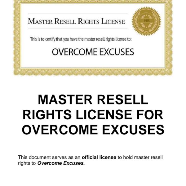 Entschuldigungen überwinden - Umfassender Ressourcenordner