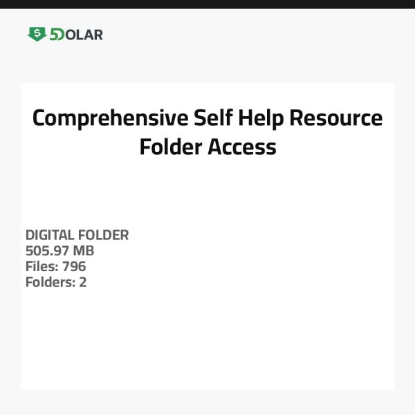 الوصول إلى مجلد شامل لموارد المساعدة الذاتية