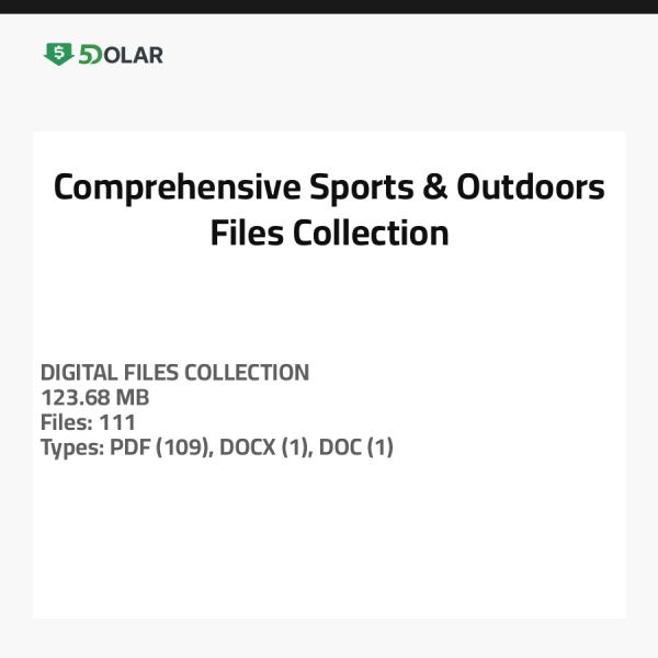Umfassende Sammlung von Sport- und Outdoor-Dateien