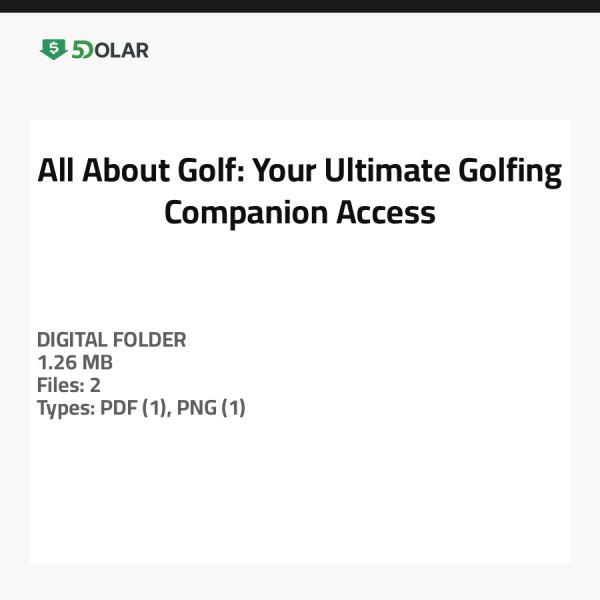 Alles über Golf: Ihr ultimativer Golfbegleiter-Zugang