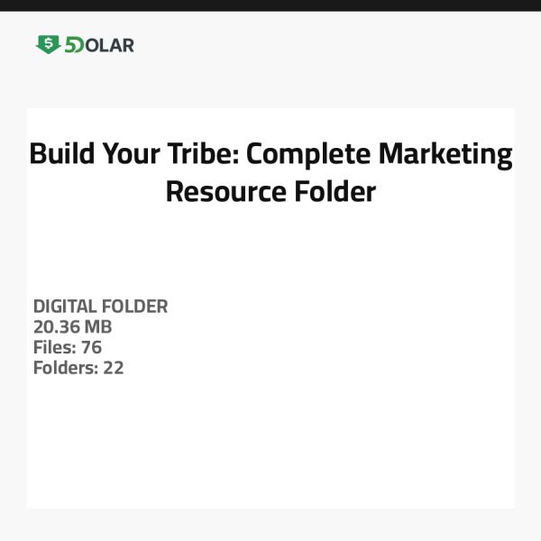 ابن قبيلتك: مجلد موارد التسويق الشامل