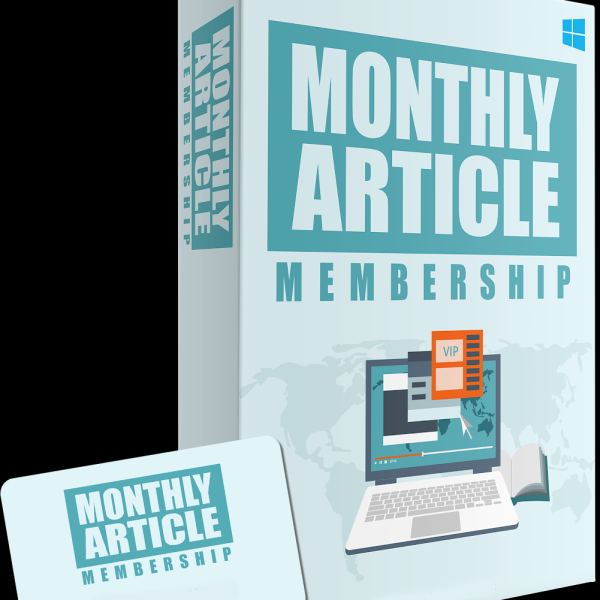 عضوية المقالات الشهرية - الوصول إلى 286 مورد تسويقي عالي الجودة