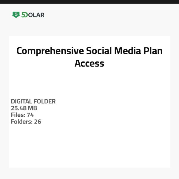 Umfassender Zugang zum Social Media Plan