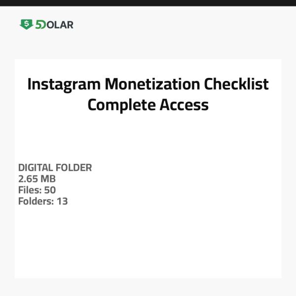 Instagram Monetarisierung Checkliste - Vollständiger Zugang