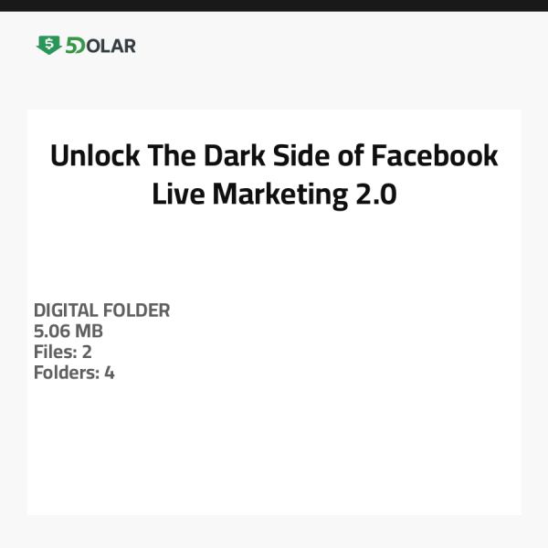 Entdecke die dunkle Seite des Facebook Live Marketings 2.0