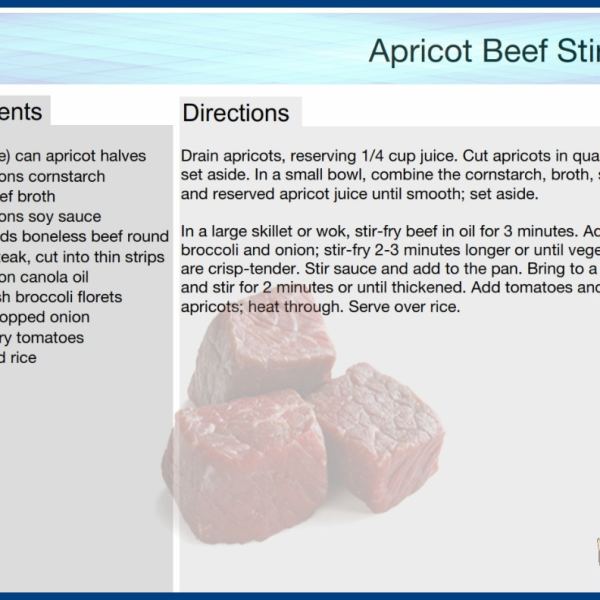 وصول حصري لمجموعة صور وصفات اللحم البقري