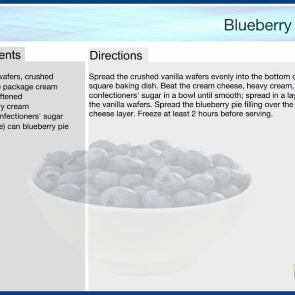 Blaubeer-Rezeptesammlung - Zugriff auf 45 beeindruckende JPGs