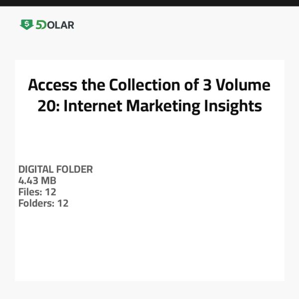 Zugriff auf die Sammlung von 3 Volumen 20: Einblicke in Internet-Marketing