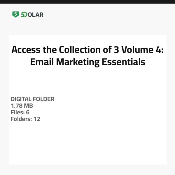 Zugriff auf die Sammlung von 3 Volumen 4: Grundlagen des E-Mail-Marketings