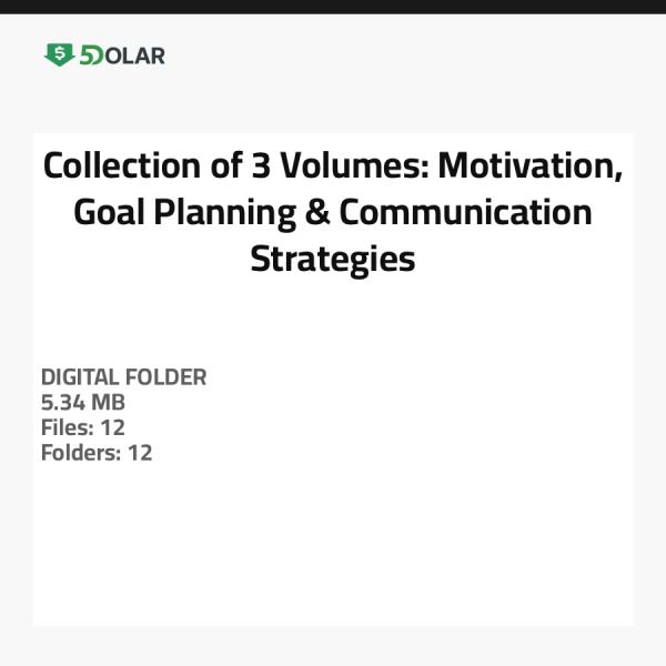 Sammlung von 3 Bänden: Motivation, Zielplanung & Kommunikationsstrategien