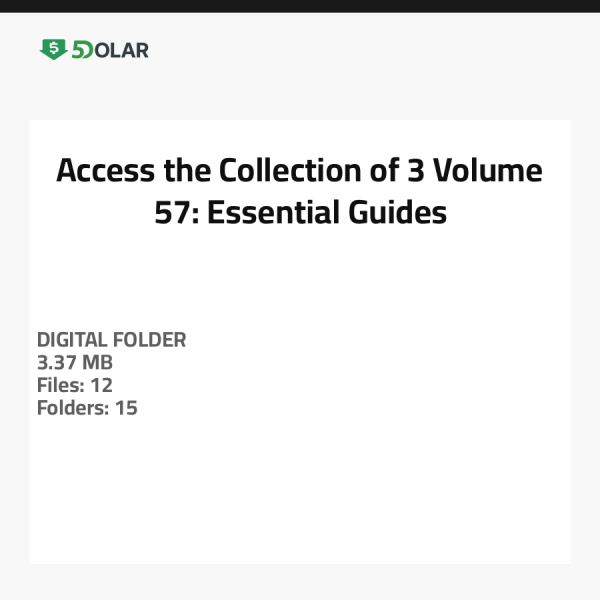 الوصول إلى مجموعة 3 المجلد 57: الأدلة الأساسية
