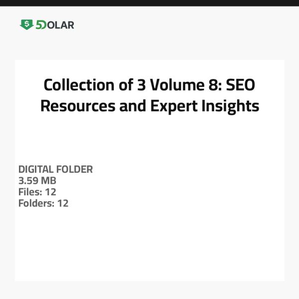 Sammlung von 3 Band 8: SEO-Ressourcen und Experteneinblicke