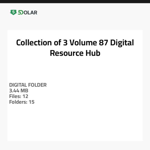 Sammlung von 3 Volumen 87 - Digitales Ressourcen-Hub