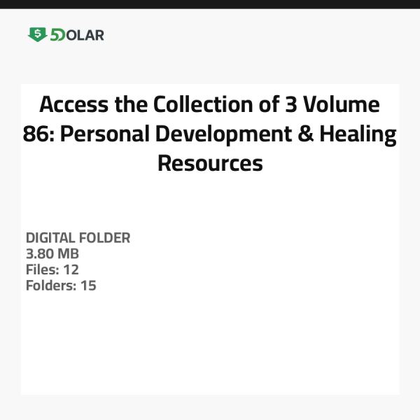 Zugriff auf die Sammlung von 3 Volumen 86: Ressourcen für persönliche Entwicklung und Heilung