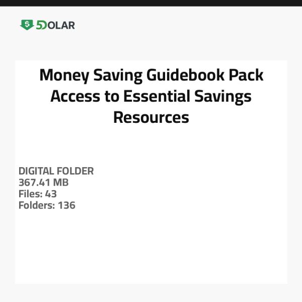 Geldsparbuch-Paket - Zugang zu wichtigen Sparressourcen