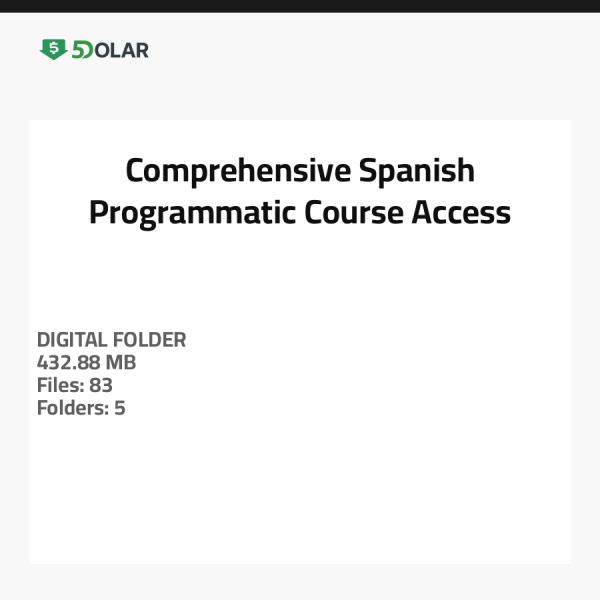 Umfassender Zugang zum spanischen Programmatischen Kurs