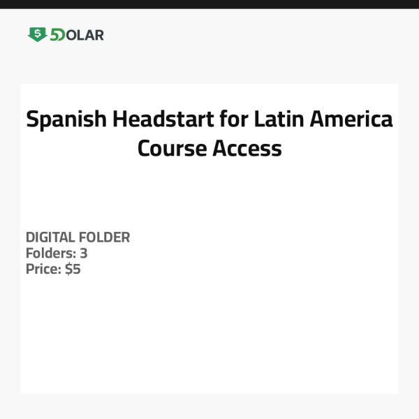 Spanischer Headstart für Lateinamerika Kurszugang