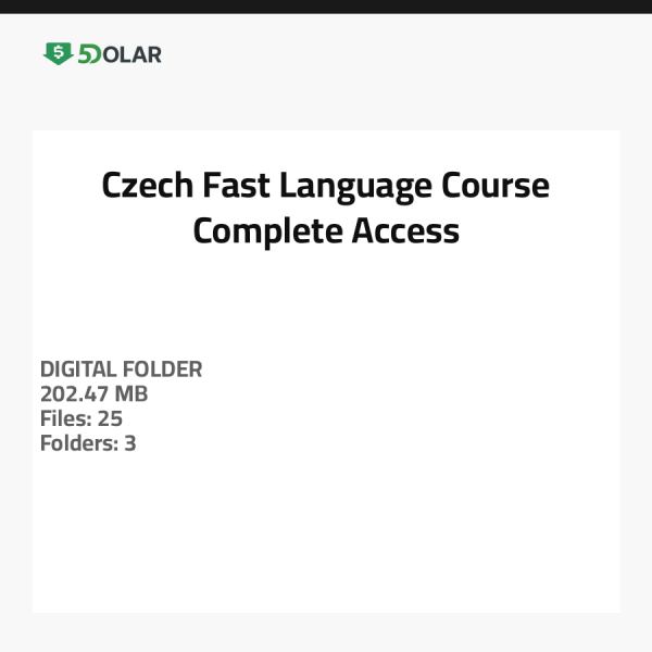 دورة اللغة التشيكية السريعة - وصول كامل