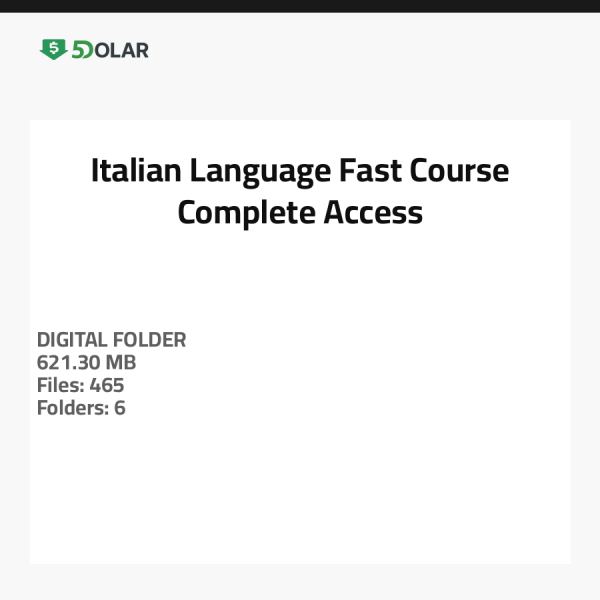 دورة اللغة الإيطالية السريعة - وصول كامل