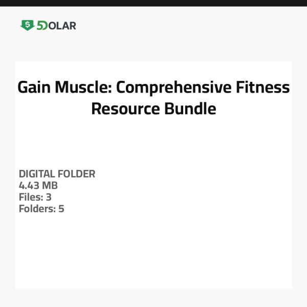 زيادة العضلات: حزمة موارد لياقة شاملة