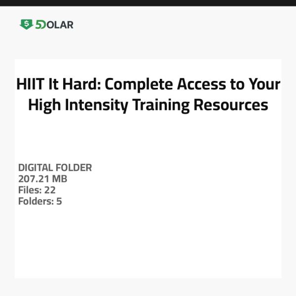قم بتدريب HIIT بقوة: وصول كامل إلى موارد تدريبك عالية الكثافة
