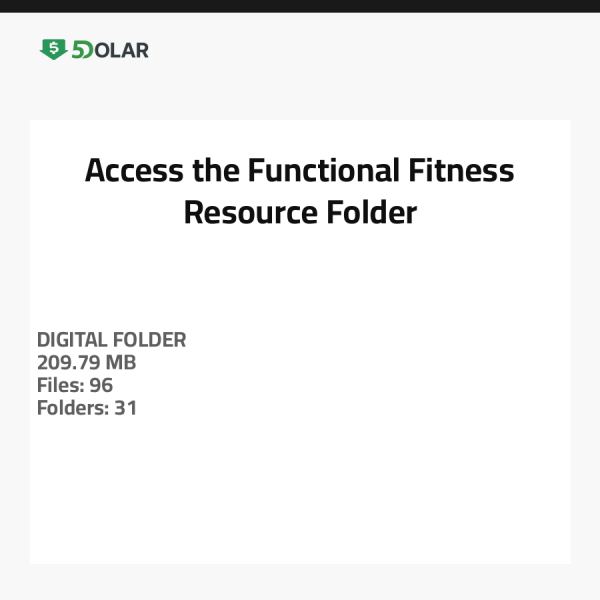 الوصول إلى مجلد موارد اللياقة البدنية الوظيفية