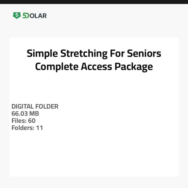 تمارين بسيطة للتمدد لكبار السن - حزمة وصول كاملة