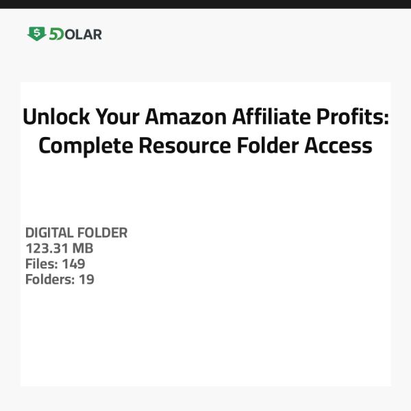 Entsperren Sie Ihre Amazon Affiliate Gewinne: Vollständiger Zugriff auf den Ressourcenordner