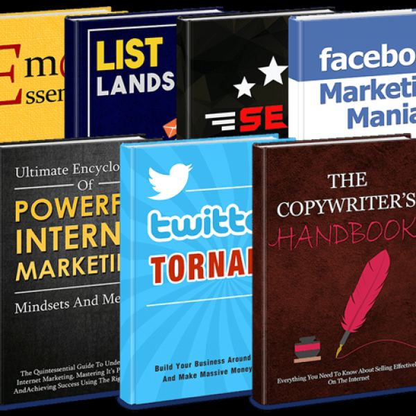 مجموعة من 7 كتب إلكترونية قابلة لإعادة البيع - افتح إمكانياتك التسويقية