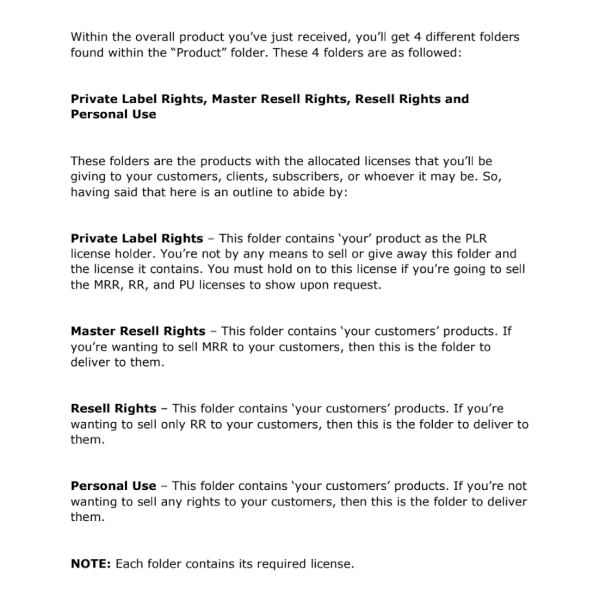 وصول تسويق اسم النطاق - مجلد موارد شامل