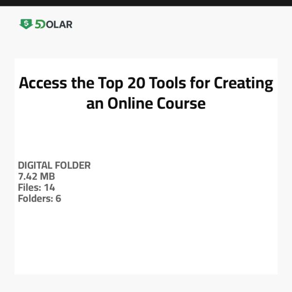 Access the Top 20 Tools for Creating an Online Course